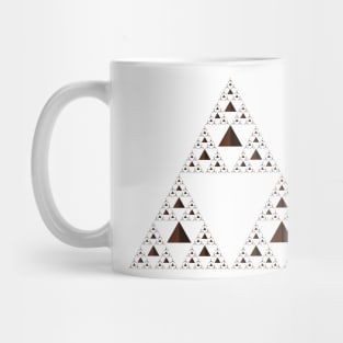 Modified Sierpinski Triangle Fractal Mug